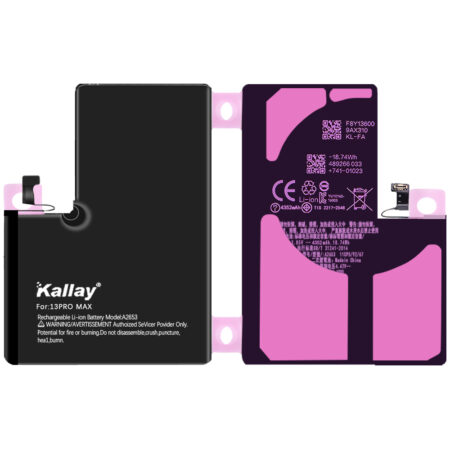 iPhone 13 Pro Max Standard  Original  Capacity 4352mAh CE MSDS For iPhone 13 Pro Max 3.85V Battery Replacement