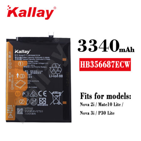 Suitable For HB356687ECW 4200mah Huawei Nova 2i / Mate10 Lite / Nova 3i / P30 Lite Phone Battery Wholesale Factory