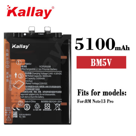 5100mAh Xiaomi BM5V Super fast charge for Redmi Note 13 pro  Phone Battery Replacement Manufacturer