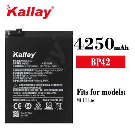 Xiaomi BP42 Original Capacity 4250mAh for Wholesale Xiaomi 11 lite Phone battery
