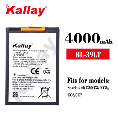4000mAh Infinix BL-39LT For Spark 4/KC2/KC3/KC8/CC6/CC7  Phone Battery Wholesale Factory