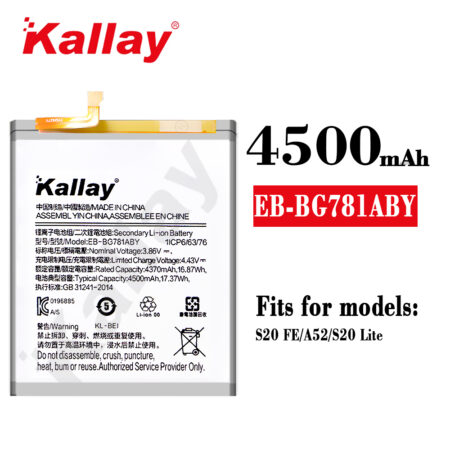 Samsung EB-BG781ABY  (4500 mAh) For Samsung S20FE/A52  Battery Replacement Wholesale Factory
