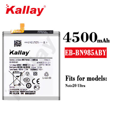Samsung  EB-BG990ABY (4500 mAh) For Samsung  Note 20 Ultra   Battery Replacement Wholesale Factory