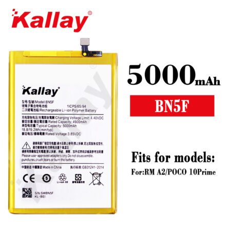 Xiaomi BN5F Original Capacity 5000mAh for  Redmi A2  Redmi POCO 10 Prime  Mobile Phone Battery Replacement