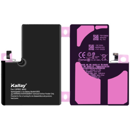 iPhone 13 Pro Max  Ultra More than  Original Capacity 3.88V 4870mAh CE MSDS Batteries For iPhone 13 Pro Max  More than Original Battery Replacement