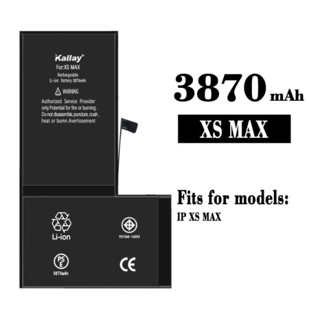 iPhone XS MAX Ultra  Original Capacity 3.83V 3870mAh CE MSDS Batteries For iPhone XS MAX Battery Replacement