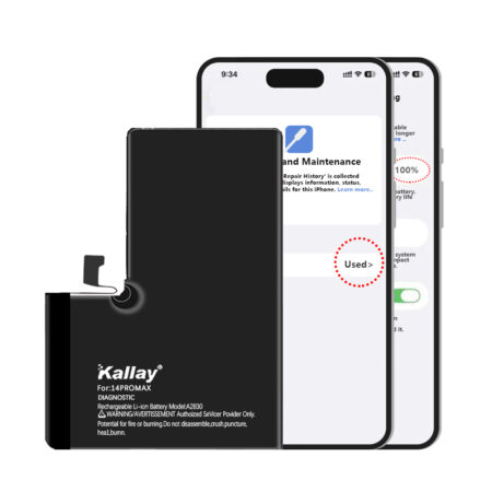 iPhone Diagnostic Battery Super Ultra more than Original Capacity 4870mAh Battery for iPhone 14 Pro Max (No pop-up/Health 100%) Battery Replacement