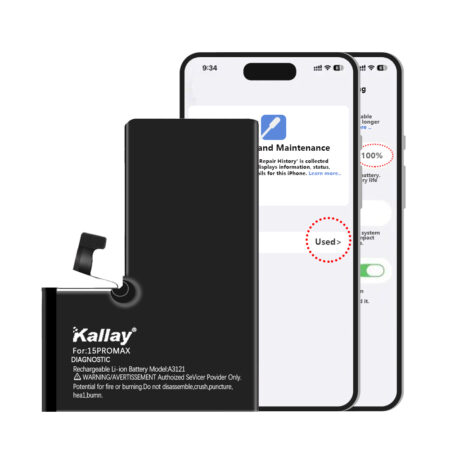 iPhone Diagnostic Battery Super Ultra more than Original Capacity 4870mAh Battery for iPhone 15 Pro Max  (No pop-up/Health 100%)Battery Replacement