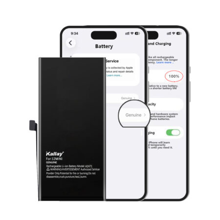 Kallay New Diagnostic-compatible High-Capacity Show Genuine Battery for iPhone 12-15PM