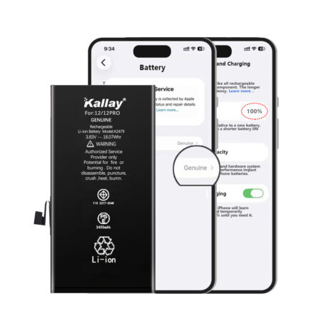 Kallay New Diagnostic-compatible High-Capacity Show Genuine Battery for iPhone 12-15PM