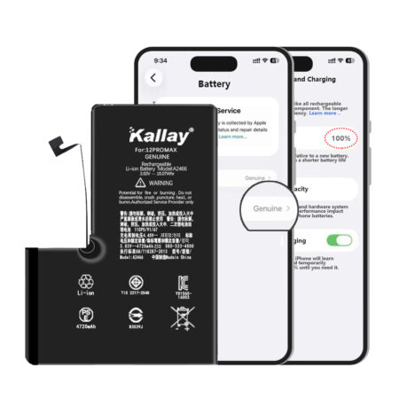 iPhone 12 Pro Max  Decode Battery 4720mAh – No Warning, 100% Health, Show Genuine iPhone Battery