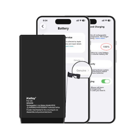 iPhone 15 Decode Battery 3600mAh – No Warning, 100% Health, Show Genuine iPhone Battery