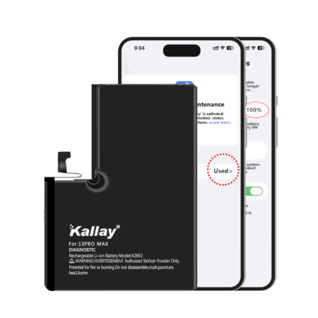 iPhone Diagnostic Battery Super Ultra more than Original Capacity 4870mAh Battery for iPhone 13 Pro Max(No pop-up/Health 100%)  Battery Replacement