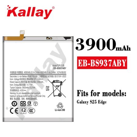 Samsung EB-BS937ABY  (3900 mAh) For Samsung  Battery Samsung Galaxy S25 Edge  Battery Replacement Wholesale Factory